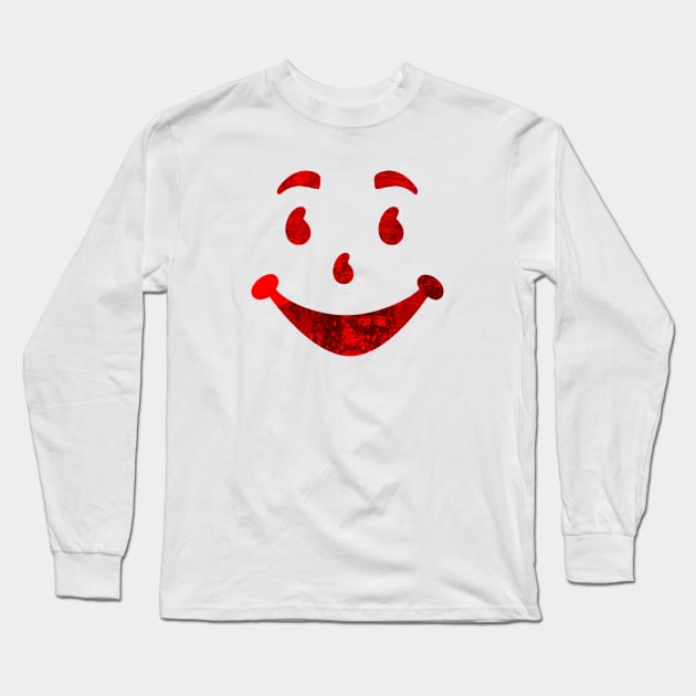 Hey Kool-Aid! - red texture Long Sleeve T-Shirt by RileyDixon